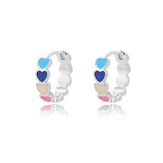 Pendientes "CORAZONCICOS DE COLORES"