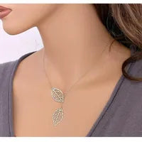 Collar "DOBLE HOJA"