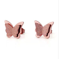 Pendientes "MARIPOSA ROSA"