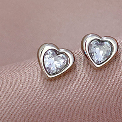 Pendientes "CORAZONCICO BRILLANTE"