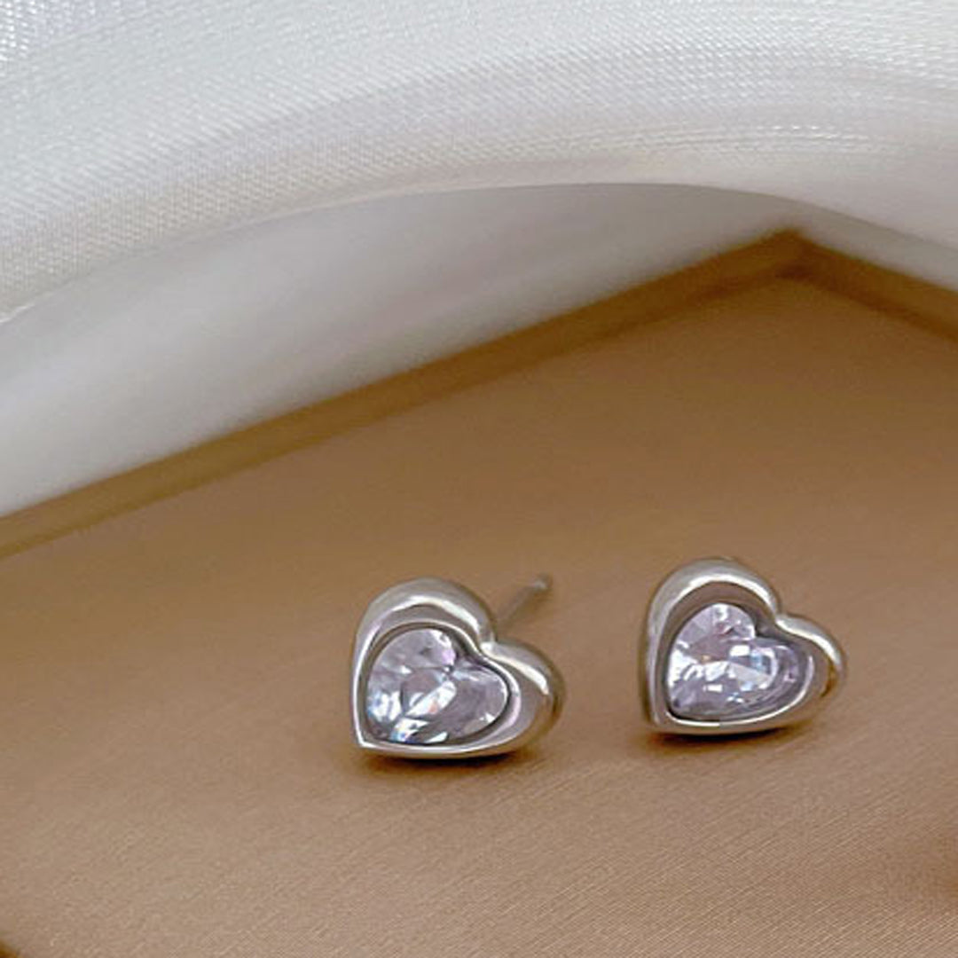 Pendientes "CORAZONCICO BRILLANTE"