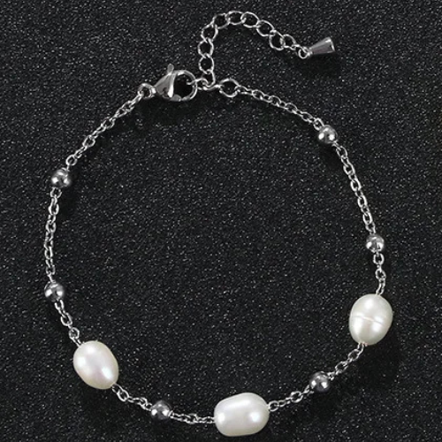 Pulsera "PERLAS BLANCAS"